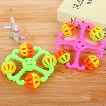 

Funny Educational Mobiles Toys Baby Rattles toy Intelligence Grasping Gums Plastic Hand Bell Rattle Birthday Gifts