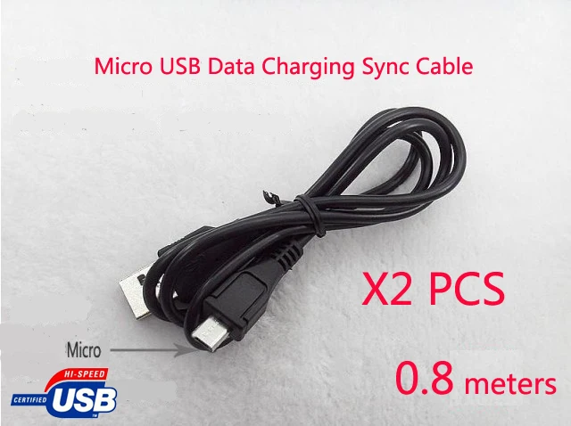

2PCS Micro USB Cable Lead Charger for Anker TC940 Ultra-Thin Keyboard