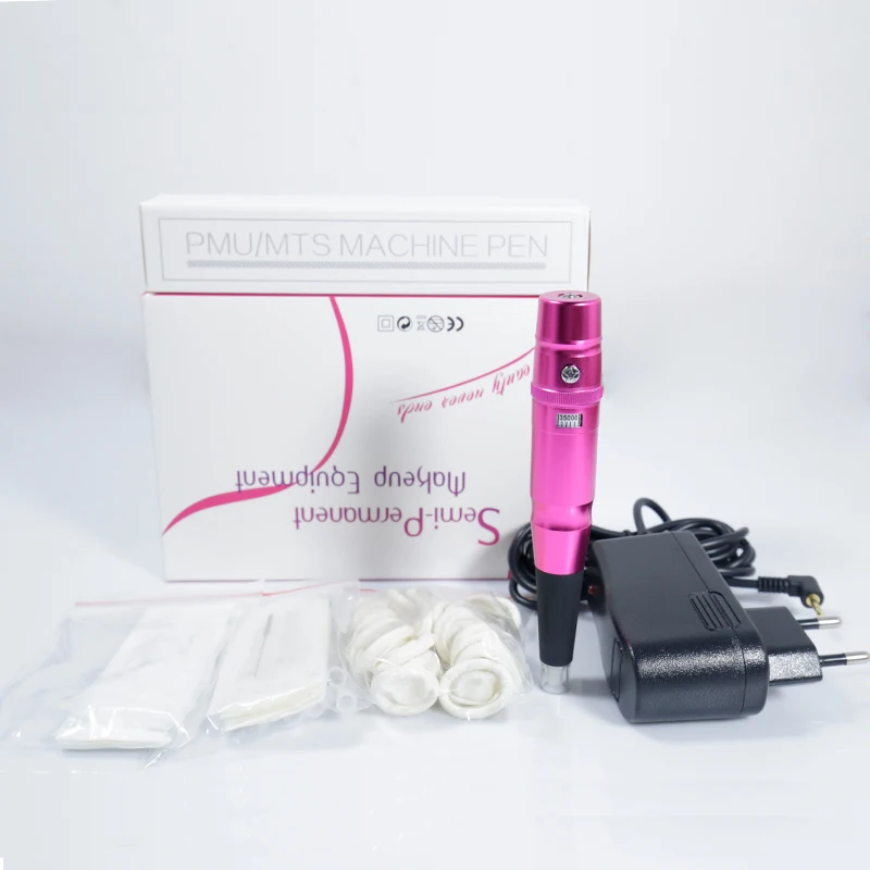

1 Pcs Hot Tattoo Permanent Makeup Pen Machine Dermografo Eyebrow Make up Tattoo Machine Swiss Motor Pen Gun Microblading Machine