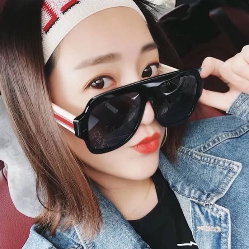 

Long Keeper Women Men Oversized Sunglasses Unisex Square Vintage Sun Glasses UV400 Sunglases Driving Sunglasses retro Feminino