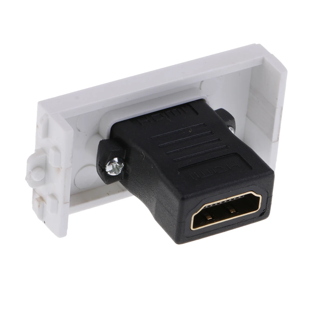 HDMI настенная розетка модуль без разъема для ПК AV ТВ в прямом эфире|Панель| |