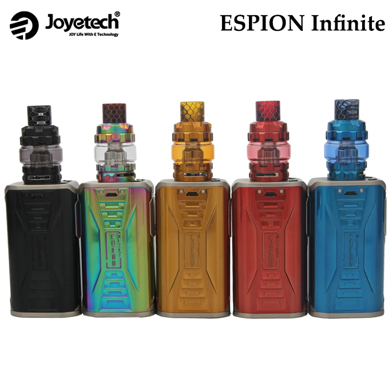 

Joyetech ESPION Infinite Kit with 5.5ml ProCore Conquer Atomizer 230W Box MOD Vape Fit 18650 21700 Battery E Cigarette