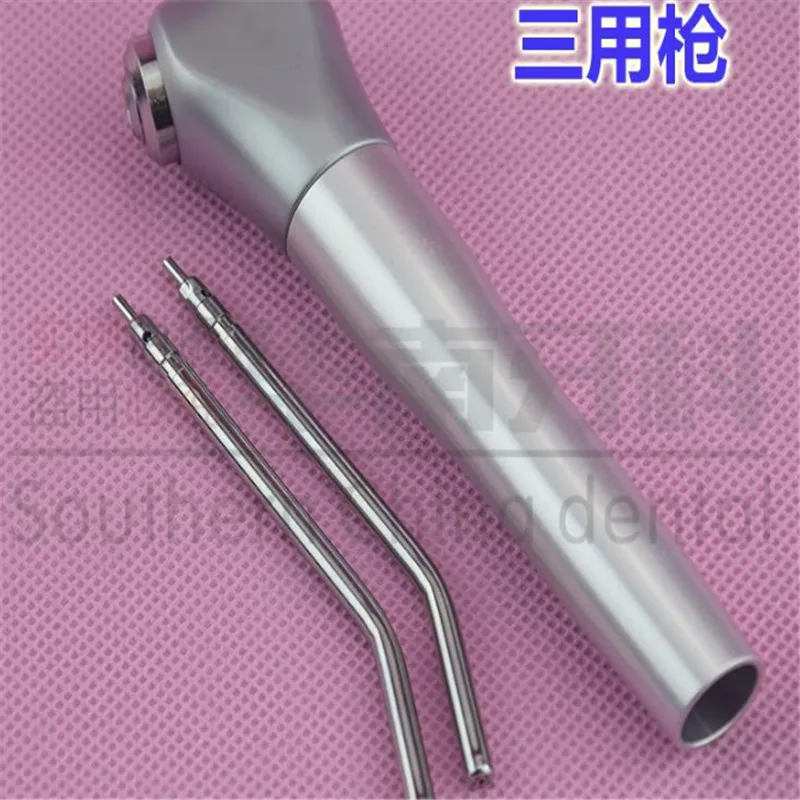 

A0111 2 Set 3-Way Triple Syringe Handpiece Autoclavable Dental Dentist Air Water + 4 Nozzles Tips Tubes Dentistry Equipment