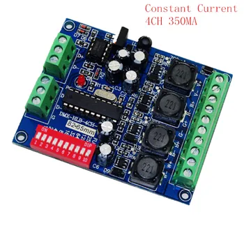 

best price 1 pcs DC5-36V Constant Current 350ma 4channel DMX512 decoder free shipping