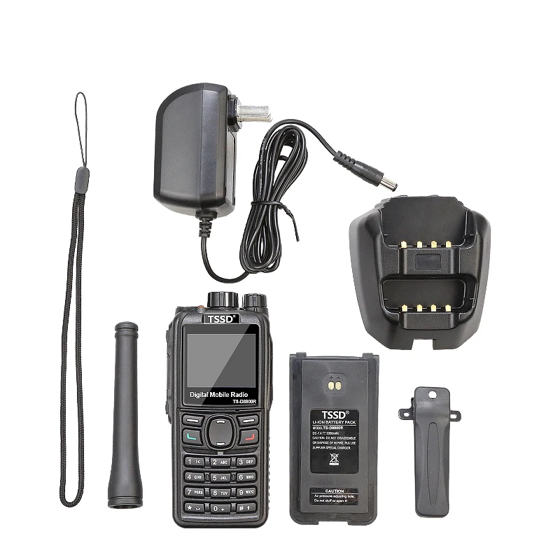 Новое поступление TSSD 5 Вт ЖК-экран UHF 400-480 МГц голосовое шифрование цифровой двухстороннее радио TS-D8800R
