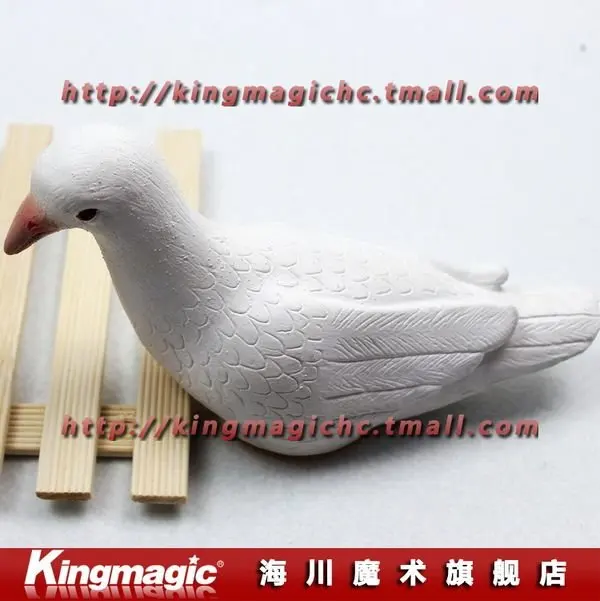 

Kingmagic Life-Like Dove Latex Dove Artificial Latex Dove Stage Magic Magic Props Free Shipping