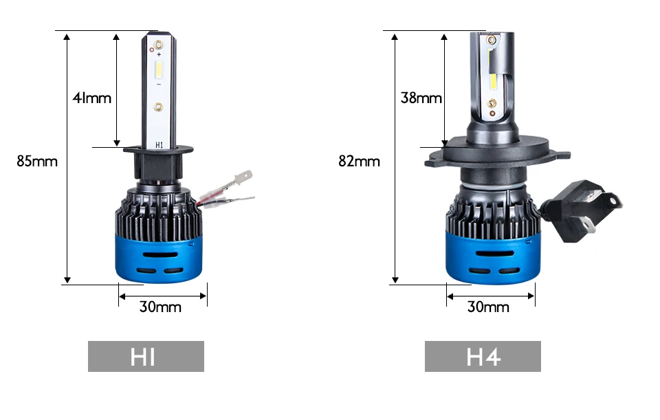 Avacom 2 шт. светодио дный H7 мини турбо Ice автомобилей лампочки 12 В светодио дный H4 Высокая Низкая 3000 К 6000 К 40 Вт 9600Lm светодио дный H1 H11 H8 HB3 HB4 фар авто
