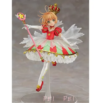 

Anime Card Captor 1:7 KINOMOTO SAKURA 15th Anniversary Project PVC Action Figure Collectible Model Toy 25 CM BOX P1397