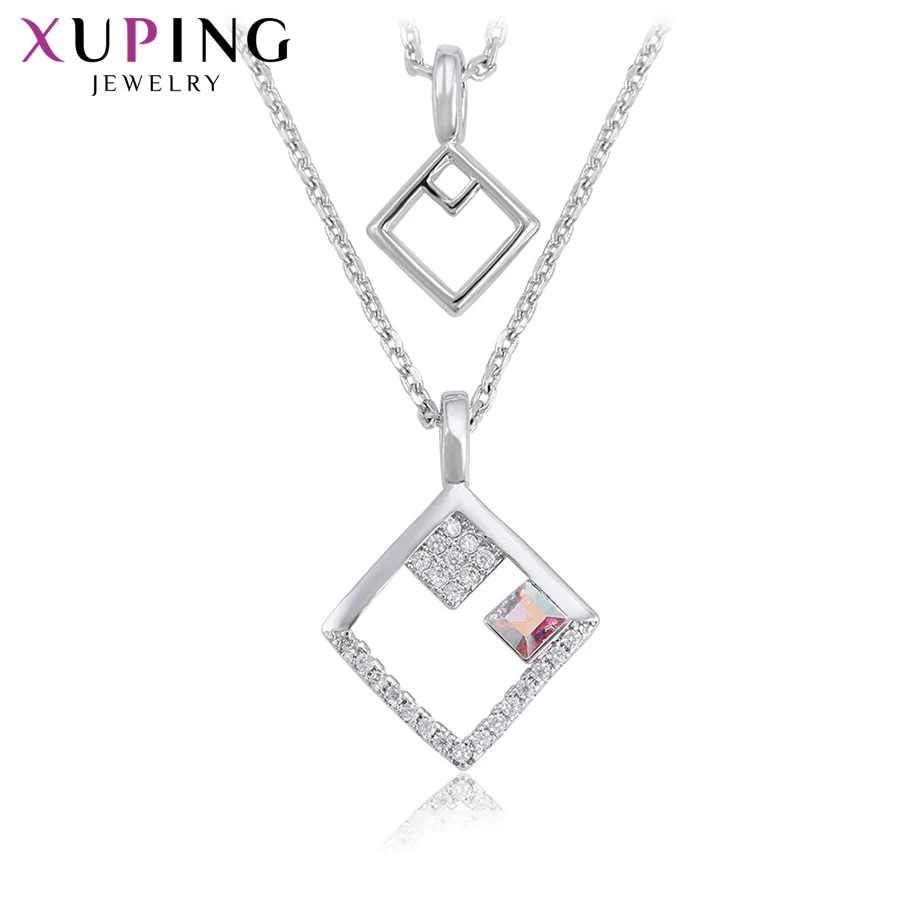 Xuping ювелирные изделия Подвески стильные ожерелья Кристаллы от Swarovski Украшенные