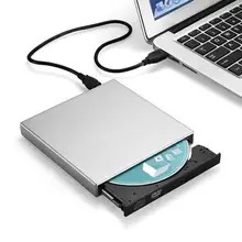 External DVD ROM Optical Drive USB 2.0 CD/DVD-ROM CD-RW Player Burner Slim Portable Reader Recorder Portatil for Laptop