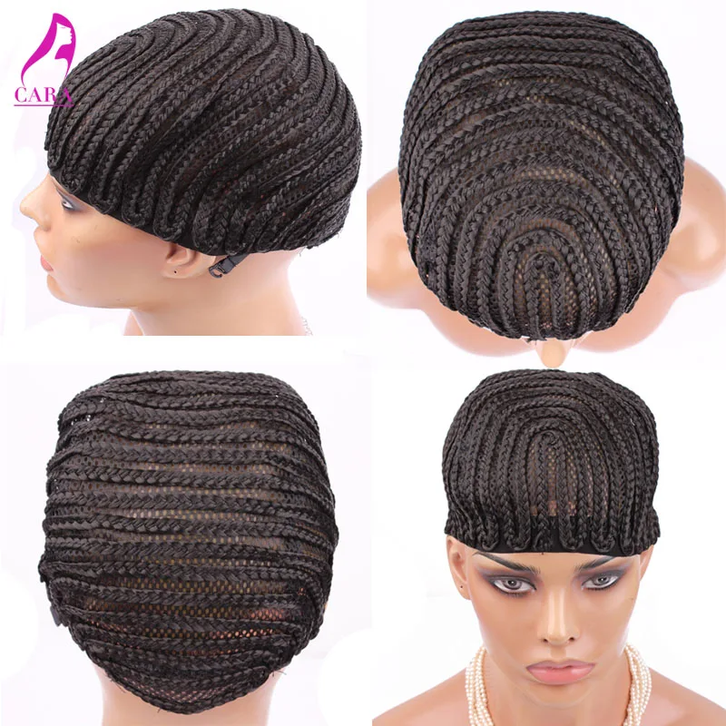 Cornrows Wig Cap For Easier Sew In Braided Wig Caps Crotchet Black
