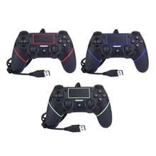 Para o Controlador PS4 Wired Game pad USB Múltipla Vibração Gamepad Joystick Para Playstation Dualshock 4 Controlador Para O Console PS4