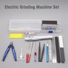 NEW Upgrade Tools COMBO Scale Military Gundam Assembly Model Tool Kits Electric Grinding Machine Storage Box