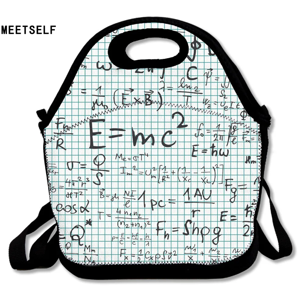 MEETSELF 3D Print Physics formula Lunch Bags Insulated Waterproof Food Girl Packages Womens Kids Babys Boys Handbags boys-lunch-bag : image MEETSELF 3D Print Physics formula Lunch Bags Insulated Waterproof Food Girl Packages Womens Kids Babys Boys Handbags boys-lunch-bag