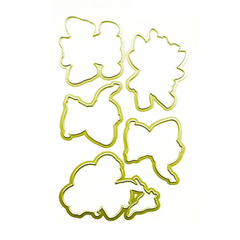 

New Arrival Elephant Stamps and Dies Hippo Animals Metal Cutting Dies for Dies Scrapbooking Card Making Album Metal Dies
