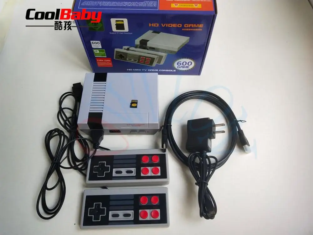 10 шт. Мини Ретро Классический Портативный игровой плеер семья ТВ игровая консоль HDMI порт 600 8 бит игры Встроенная TF карта