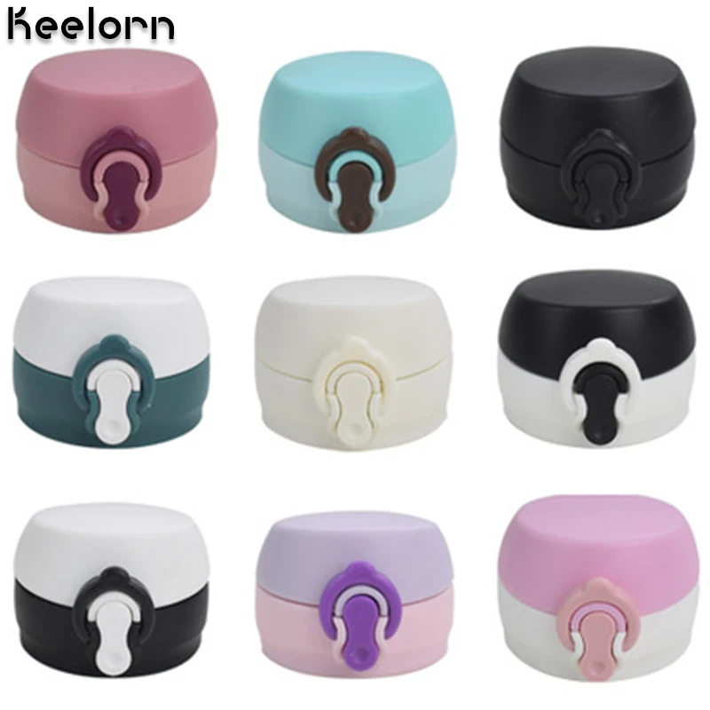 

Keelorn Colorful Thermos Cover Vacuum Flsak Lid 350/500ml Thermocup Thermoses jumping cup Cover Stainless Thermos Free Shipping