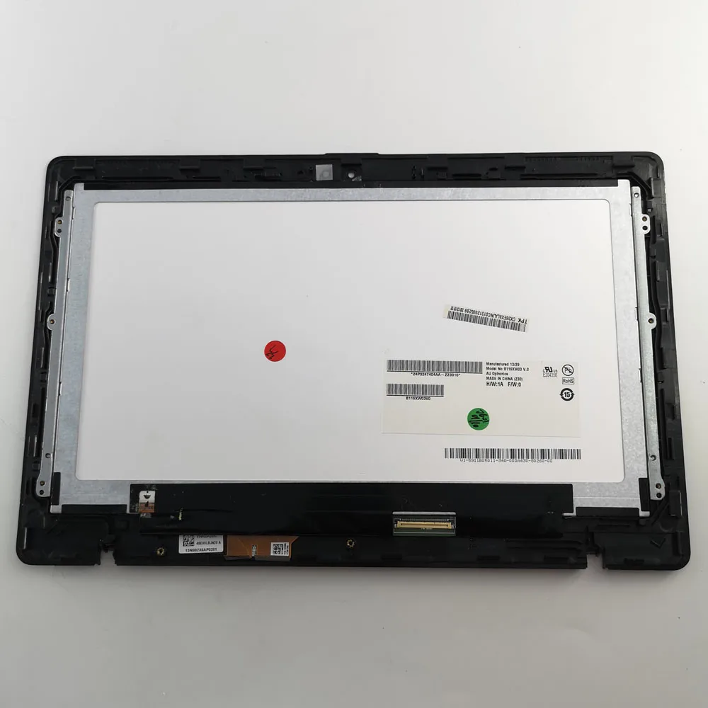 11.6 inch For Asus Vivobook X200MA X200CA X200LA X200 Touch Screen Panel Digitizer Glass LCD Display Matrix Assembly with frame
