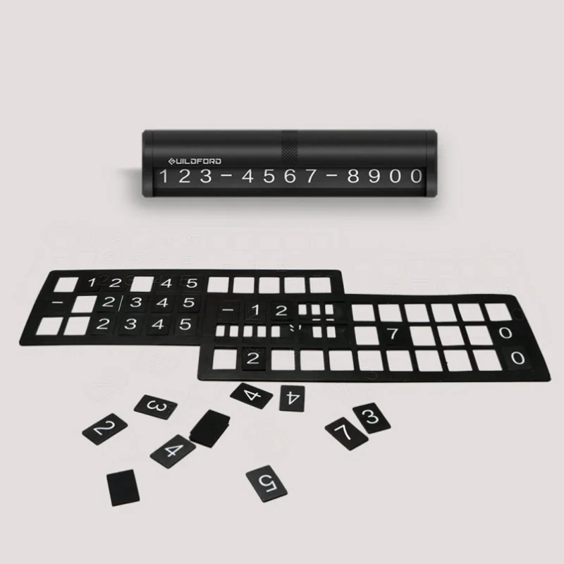 Xiaomi Mijia Guildford حامل هاتف مواقف السيارات عدد الزجاج الأمامي المؤقتة بطاقة ملصقات DIY المغناطيس رقم الهاتف