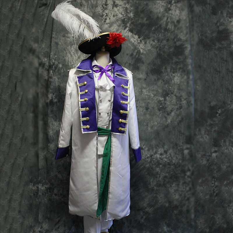 Axis Powers Hetalia Prussia Cosplay Costume With Hat Carnival Costumes For Adult Men Halloween