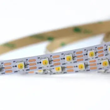 

1m/4m/5m SK6812 WWA (warm white+cool white+amber color)LED Pixel Strip 30/60/144 leds/pixles/m IP30/IP65/IP67 DC5V
