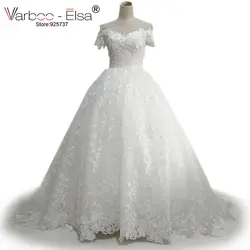 Varboo_elsa бальное торжественное платье Милая Cap рукавом торжественное платье Реальный размер плюс торжественное платье длинный хвост Vestidos De