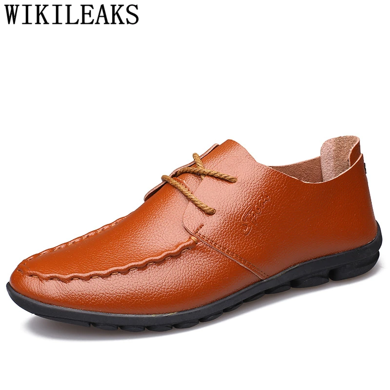 

mens shoes genuine leather Driving shoes men's shoes casual shoes fashion luxury brand zapatos hombre casual cuero tenis hombre