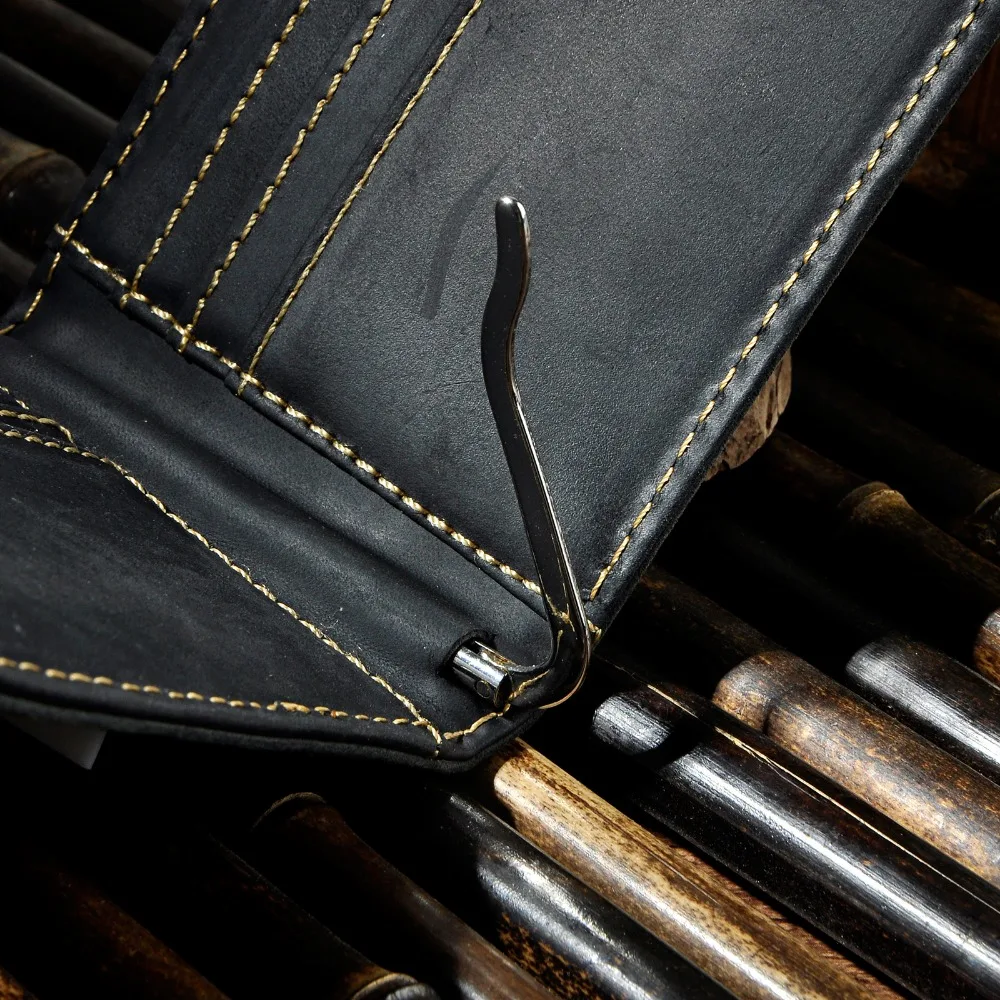 Men Male Grain Soft Leather Design Fashion Slim Wallet Front Pocket Money Clip Mini Bill Purse For Men 1pc synthetic leather wallet