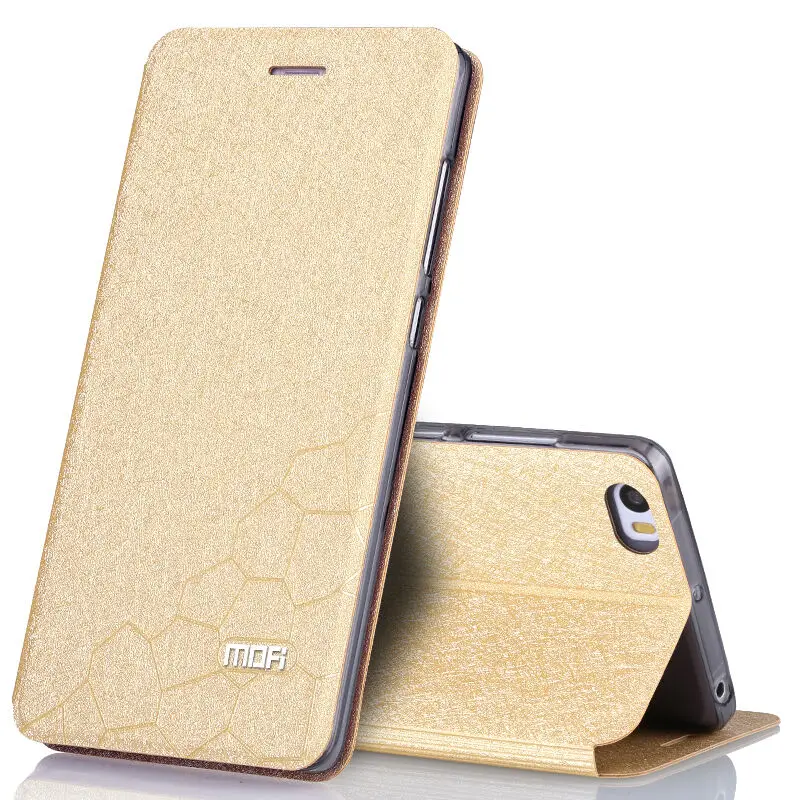 6 Colors New Flip Leather Soft TPU Smart Phone Cover Case for Xiaomi Mi Note Free