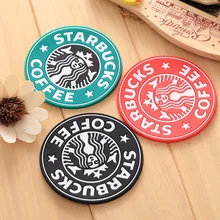 1PCS Three colors Silicone Dining Table Placemats Clastic Coasters Anti-skid Ceramic Mug Coaster Mermaid Coffee Coasters Cup
