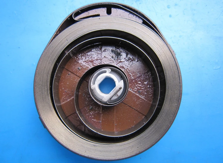 Customized coil spring for car seat belt manufacturer,0.2*8*2000mm