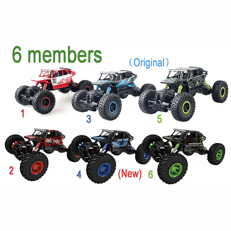 RC автомобиль 4WD 2 4 GHz ралли скалолазания 4x4 двойной двигатель Bigfoot дистанционного
