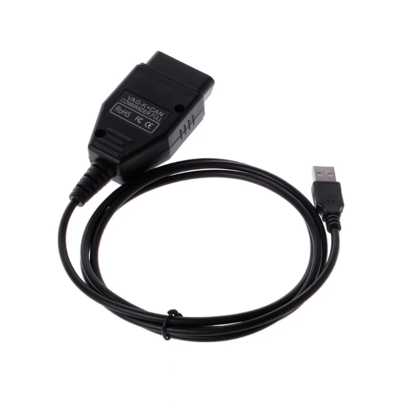 Новинка 2019 диагностический сканер OBDII VAG K + CAN Commander 1 4 с кабелем obd2