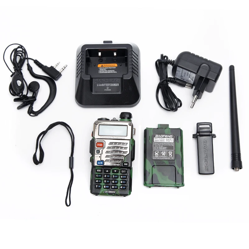 BaoFeng UV-5RE 8 Вт Walkie Talkie 10 км двухдиапазонный UV 5RE двухсторонний радио VOX фонарик Портативный Дальний портативный охотничья рация