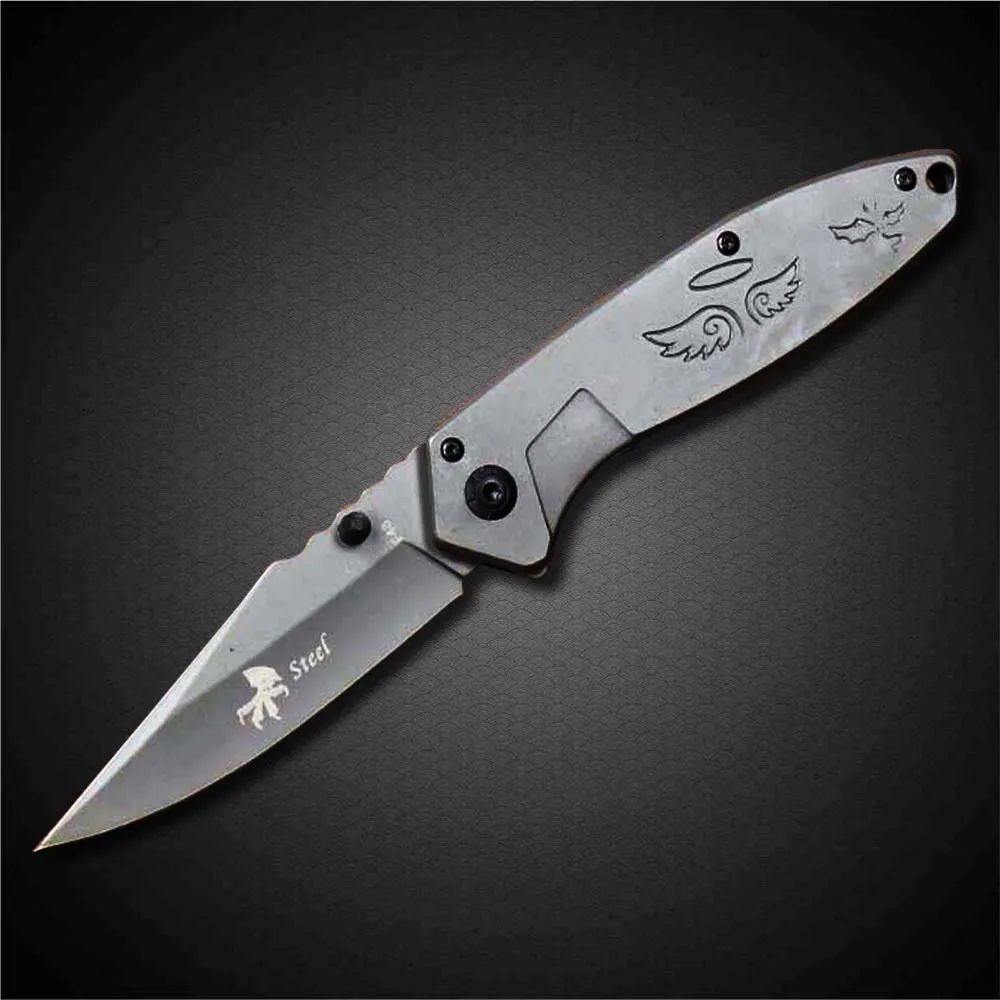 PEGASI High Sharpness Talons Folding Blade Knife 3Cr15 Full Titanium