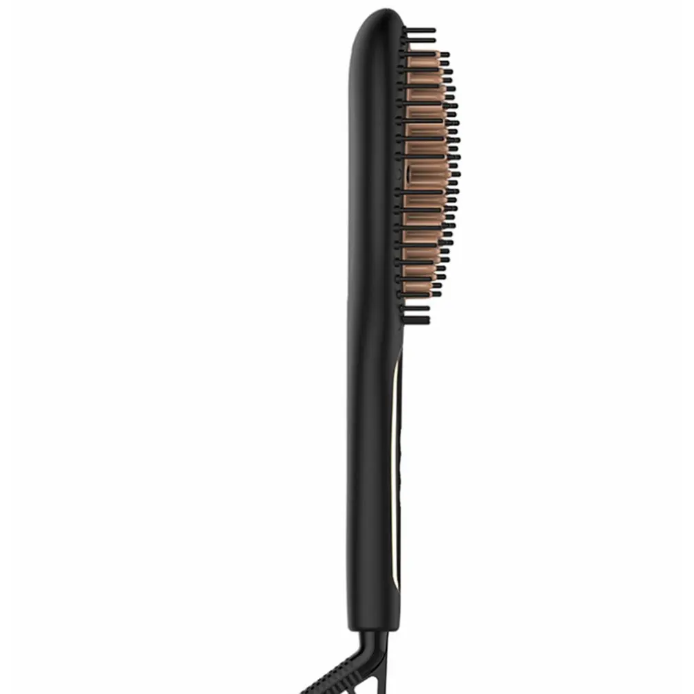 Мода 110-220 в ионы гребень ионный паровой Утюг выпрямитель для волос железная щетка Идеальный стайлер светодиодный дисплей