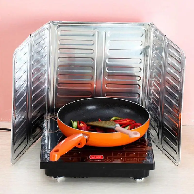 

Kitchen Gas Stove Baffle Plate Aluminum Foil Insulation Board Insulation Cooking
