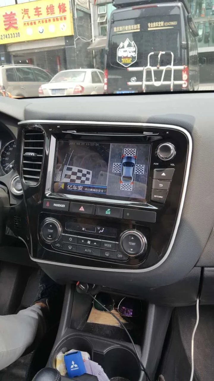 Cheap IPS 2G Ram 8 inch Android 7.1 Car Audio for Mitsubishi  Outlander 2013 Stereo Vedio GPS Navi Multimedia Headunit radio DVD 5