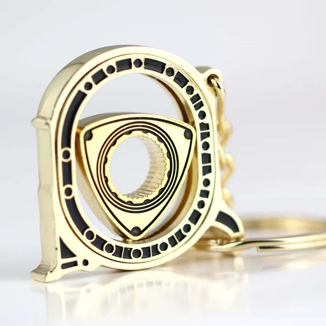 Wankel Keychain New HOT Creative Auto Parts Model Hollow Automotive