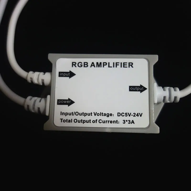 DC5V-24V 3* 3A светодиодный rgb-усилитель контроллер для 5050 RGB SMD полосы