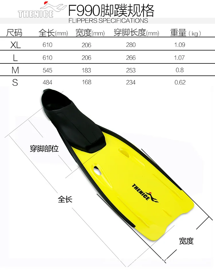 Силиконовые ласты для взрослых Professional одежда заплыва обувь подводное плавание оборудование Дайвинг Training ласты Размеры M, L, XL