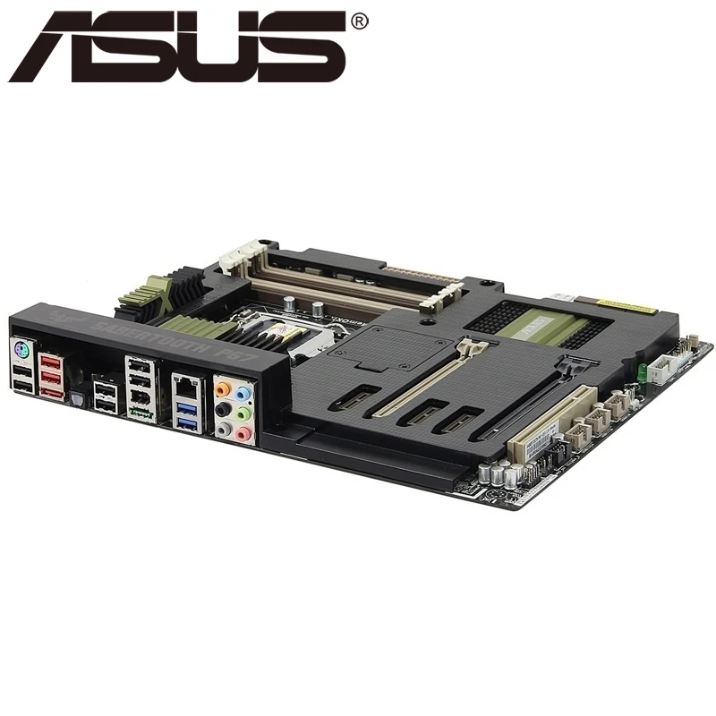 Asus SaberTooth P67 настольная материнская плата P67 Socket LGA 1155 i3 i5 i7 DDR3 32G ATX UEFI биос оригинальная б/у материнская плата в продаже