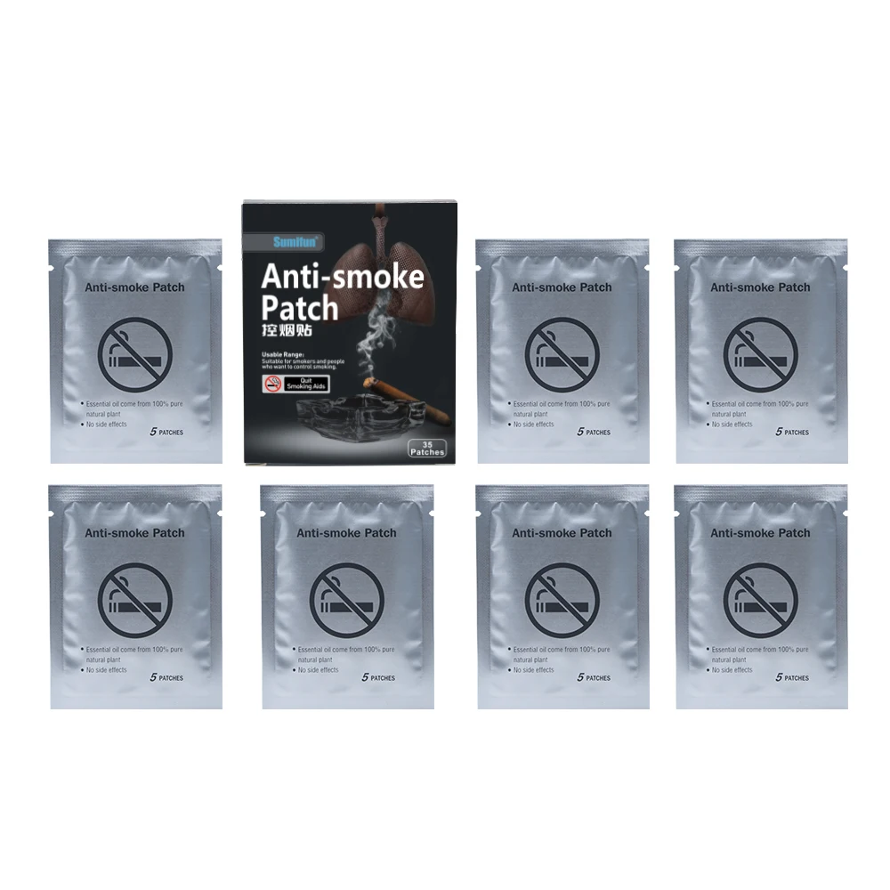 70pcs Sumifun Stop Smoking Anti Smoke Patch Supply Tabacco Leaf Health Healthy Effective Quit Stop Smoking Cessation Aid Kit D05