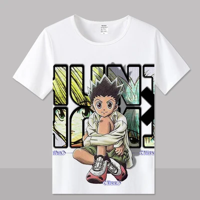Аниме hunter x Мужская и женская дизайнерская футболка GON FREECSS Milk wire тканевая