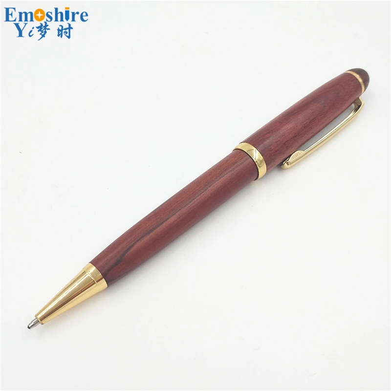 Emoshire Rosewood ball - point pen wood ball - point pen students complete practical gifts free design spot wholesale (5)
