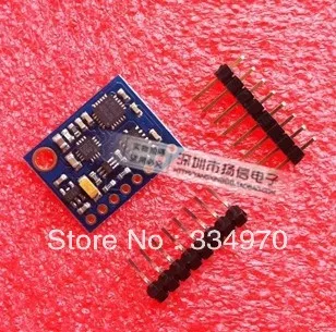 

Free Shipping 2PCS GY-85 BMP085 Sensor Modules 9 Axis Sensor Module (ITG3205 +ADXL345 + HMC5883L) ,6DOF 9DOF IMU Sensor