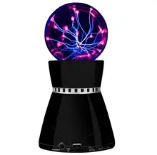 Mini Portable Wireless Bluetooth Speaker Stereo Audio Magic Music MP3 Player Plasma Ball Touch Lighting Stereo with TF Card Slot