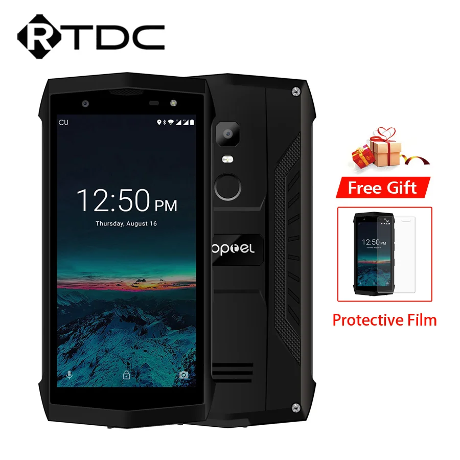 

Original POPTEL P8 5.0'' HD Android 8.1 mobile phone IP68 dustproof waterproof Panda Glass 2+16GB 8mp+5mp NFC DUAL SIM 4Gphone