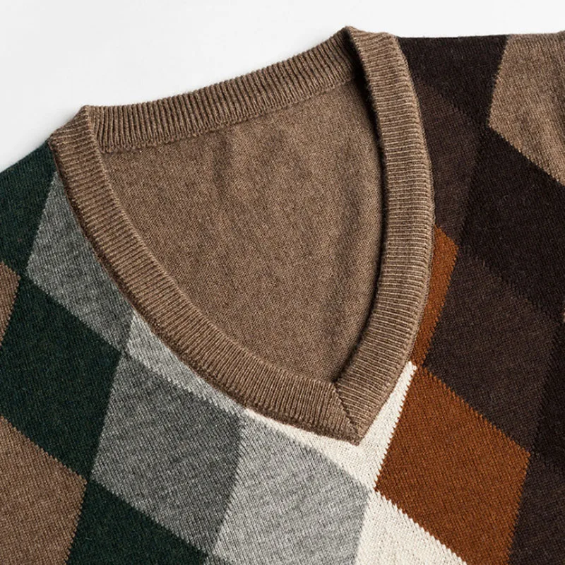 New Knitwear Vest Cashmere Wool Mens Sweaters Men Pull Homme V-neck Sleeveless Sweater Vest Cotton Sweater Pullover Men New Knitwear Vest Cashmere Wool Mens Sweaters Men Pull Homme V-neck Sleeveless Sweater Vest Cotton Sweater Pullover Men