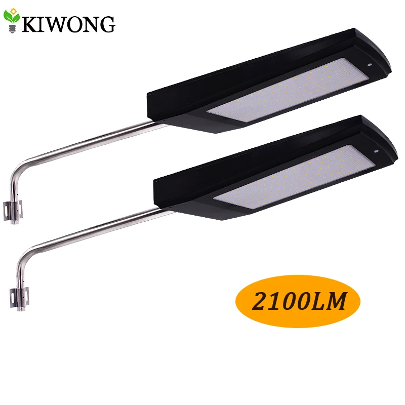 

108 LED Solar Street Light Wall Garden Lights 15W Waterproof Super Bright Security Area Night Lighting for Street Garden Path